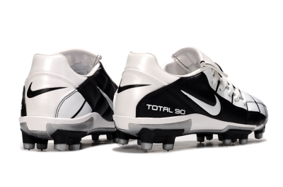 Men's Nike Total 90 III FG Firm Ground Low-Tops Football Boots - White/Black/Red