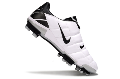 Men's Nike Total 90 III FG Firm Ground Low-Tops Football Boots - Black/White/Grey