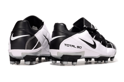 Men's Nike Total 90 III FG Firm Ground Low-Tops Football Boots - Black/White/Grey
