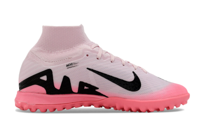 Unisex Nike Air Zoom Mercurial Superfly 9 Elite TF Artificial Turf High-Tops Football Shoes - Pink/Black