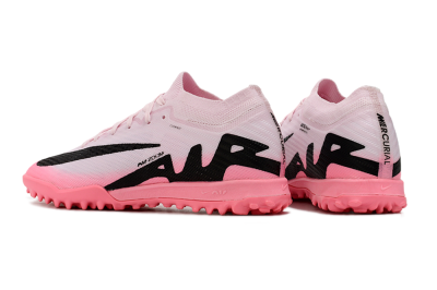 Unisex Nike Air Zoom Mercurial Vapor 15 Elite TF Artificial Turf Low-Tops Football Shoes - Pink/Black