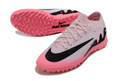 Unisex Nike Air Zoom Mercurial Vapor 15 Elite TF Artificial Turf Low-Tops Football Shoes - Pink/Black