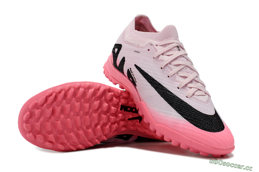 Unisex Nike Air Zoom Mercurial Vapor 15 Elite TF Artificial Turf Low-Tops Football Shoes - Pink/Black 1