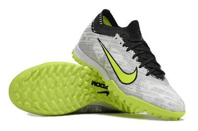 Unisex Nike Air Zoom Mercurial Vapor 15 Elite TF Artificial Turf Low-Tops Football Shoes - Silver/Yellow/Black