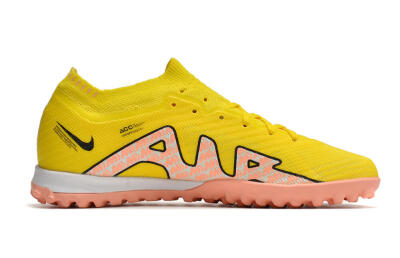 Unisex Nike Air Zoom Mercurial Vapor 15 Elite TF Artificial Turf Low-Tops Football Shoes - Yellow/Pink/Black