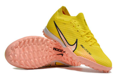 Unisex Nike Air Zoom Mercurial Vapor 15 Elite TF Artificial Turf Low-Tops Football Shoes - Yellow/Pink/Black