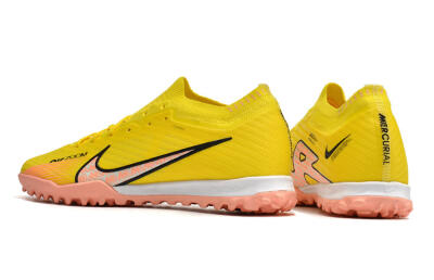 Unisex Nike Air Zoom Mercurial Vapor 15 Elite TF Artificial Turf Low-Tops Football Shoes - Yellow/Pink/Black