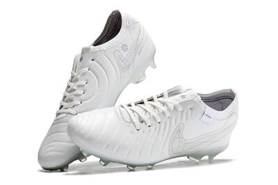 Men's Nike Tiempo Legend 9 Elite FG Firm Ground Low-Tops Football Boots - Beige/Purple