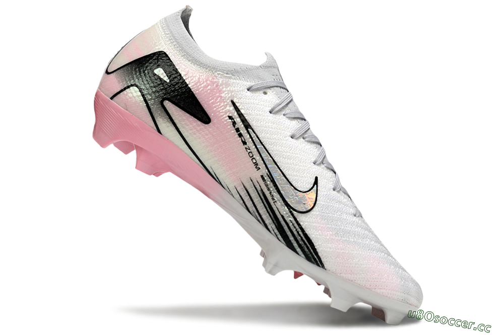 Unisex Nike Air Zoom Mercurial Vapor 16 Elite FG Firm Ground Low-Tops Football Boots - Pink/Silver/Black 5