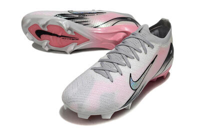 Unisex Nike Air Zoom Mercurial Vapor 16 Elite FG Firm Ground Low-Tops Football Boots - Pink/Silver/Black