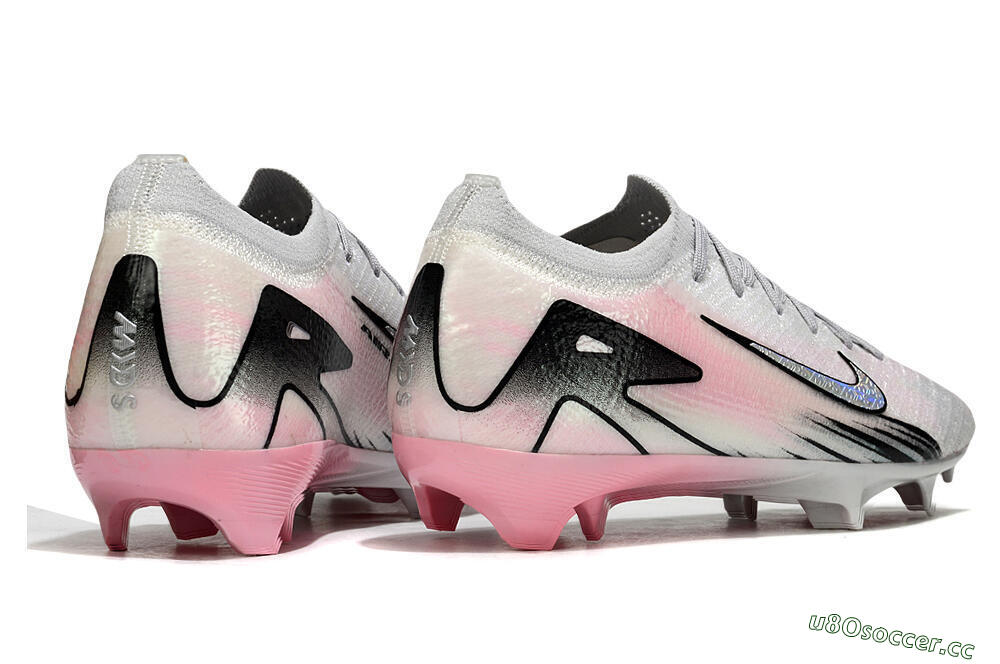 Unisex Nike Air Zoom Mercurial Vapor 16 Elite FG Firm Ground Low-Tops Football Boots - Pink/Silver/Black 7