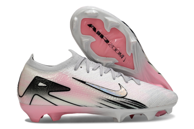 Unisex Nike Air Zoom Mercurial Vapor 16 Elite FG Firm Ground Low-Tops Football Boots - Pink/Silver/Black