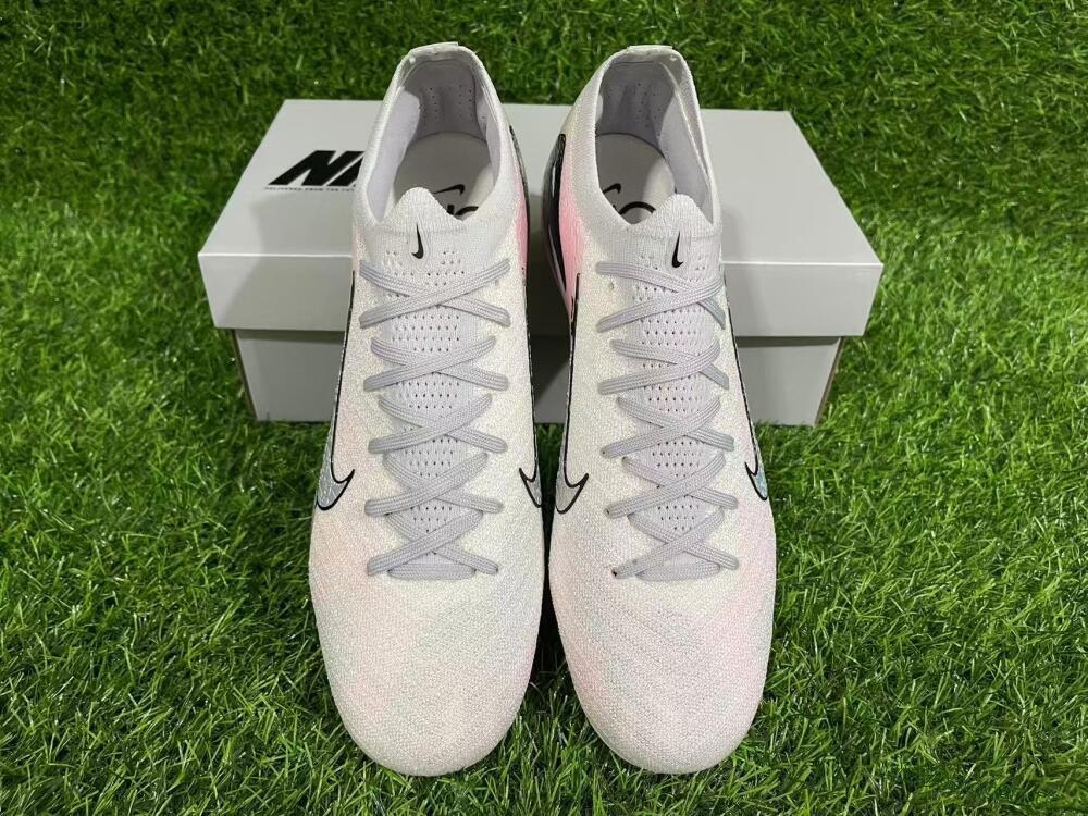 Unisex Nike Air Zoom Mercurial Vapor 16 Elite FG Firm Ground Low-Tops Football Boots - Pink/Silver/Black