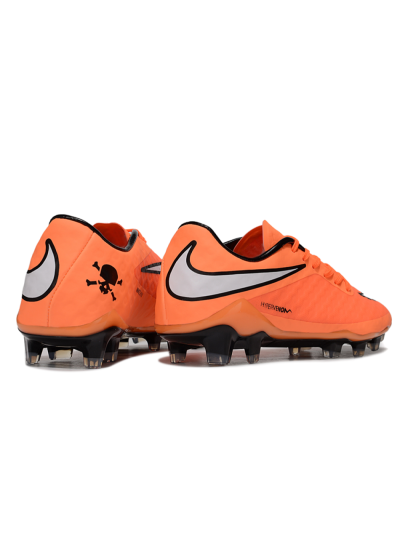 Men's Nike Hypervenom Phantom FG Firm Ground Low-Tops Football Boots - Red/White/Black