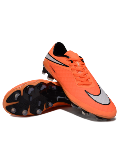 Men's Nike Hypervenom Phantom FG Firm Ground Low-Tops Football Boots - Red/White/Black