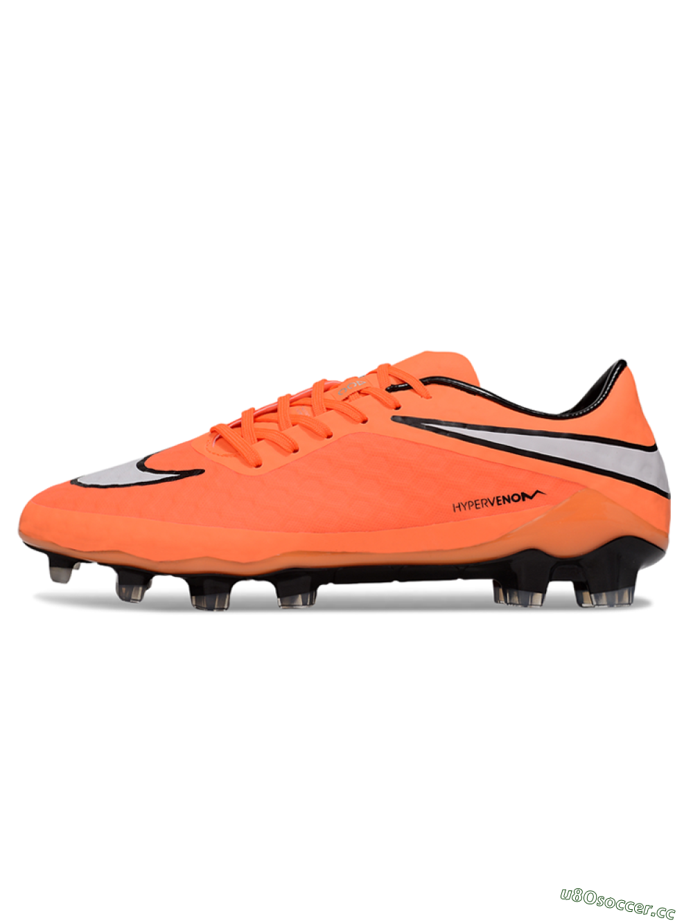 Men's Nike Hypervenom Phantom FG Firm Ground Low-Tops Football Boots - Red/White/Black 0
