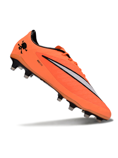 Men's Nike Hypervenom Phantom FG Firm Ground Low-Tops Football Boots - Red/White/Black