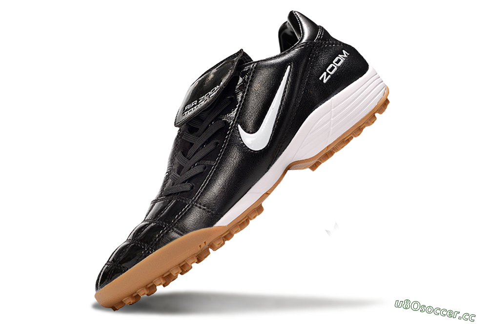 Men's Nike Air Zoom Total 90 III TF Artificial Turf Low-Tops Football Shoes - Black/White 5