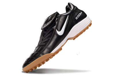 Men's Nike Air Zoom Total 90 III TF Artificial Turf Low-Tops Football Shoes - Black/White