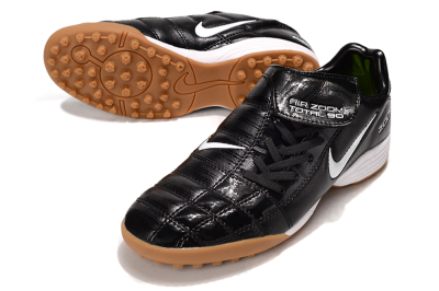 Men's Nike Air Zoom Total 90 III TF Artificial Turf Low-Tops Football Shoes - Black/White