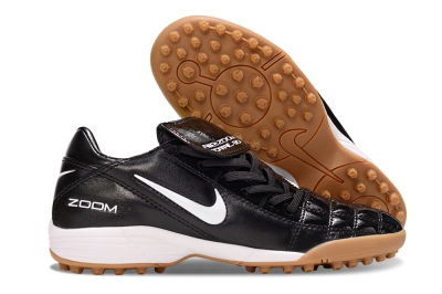 Men's Nike Air Zoom Total 90 III TF Artificial Turf Low-Tops Football Shoes - Black/White