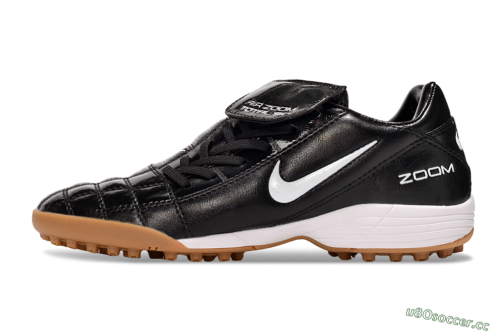Men's Nike Air Zoom Total 90 III TF Artificial Turf Low-Tops Football Shoes - Black/White 0