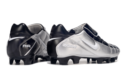 Men's Nike Air Zoom Total 90 III FG Firm Ground Low-Tops Football Boots - Silver/Black