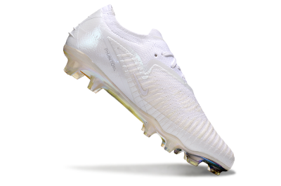 Men's Nike Phantom 6 Low Elite FG Firm Ground Low-Tops Football Boots - Beige/White/Gold