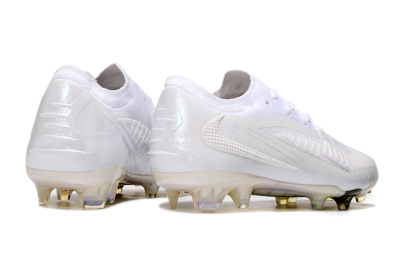 Men's Nike Phantom 6 Low Elite FG Firm Ground Low-Tops Football Boots - Beige/White/Gold