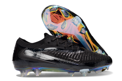 Men's Nike Phantom 6 Low Elite FG Firm Ground Low-Tops Football Boots - Black/Gold