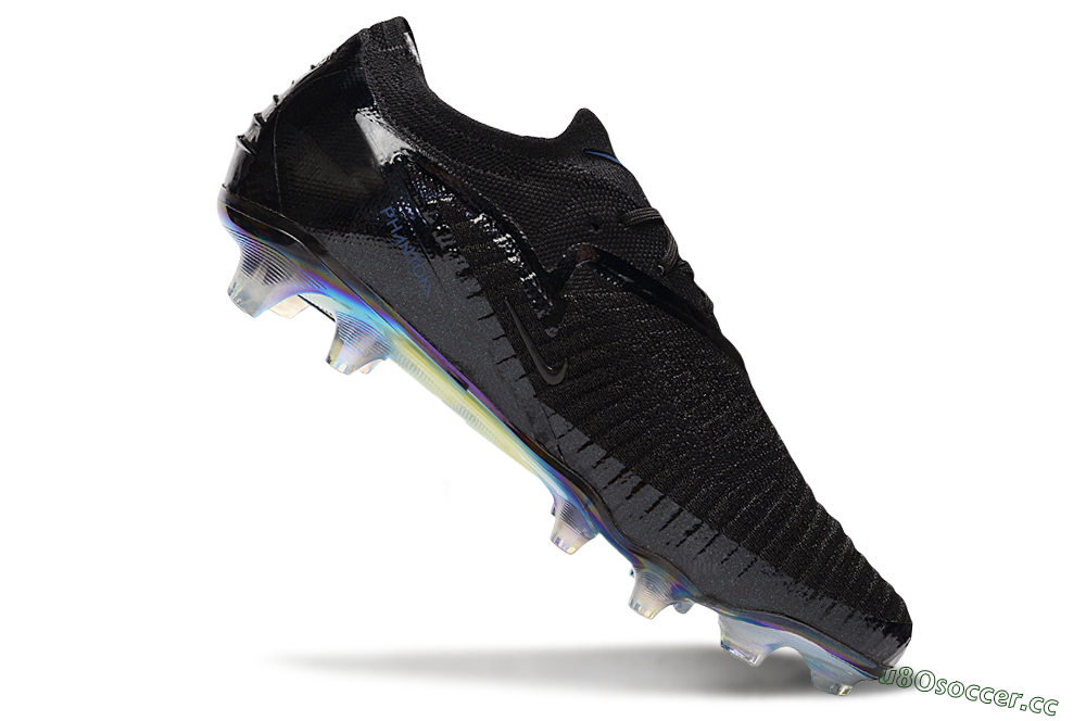 Men's Nike Phantom 6 Low Elite FG Firm Ground Low-Tops Football Boots - Black/Gold 4