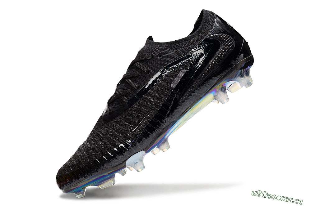 Men's Nike Phantom 6 Low Elite FG Firm Ground Low-Tops Football Boots - Black/Gold 5