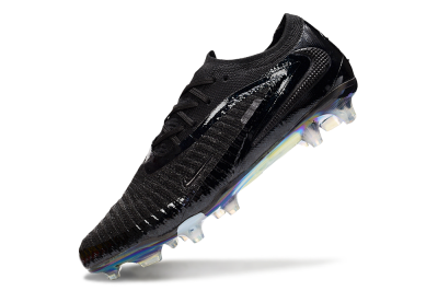 Men's Nike Phantom 6 Low Elite FG Firm Ground Low-Tops Football Boots - Black/Gold