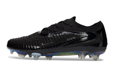 Men's Nike Phantom 6 Low Elite FG Firm Ground Low-Tops Football Boots - Black/Gold