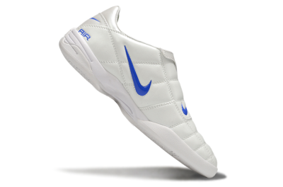 Men's Nike Air Zoom Total 90 III IC Indoor & Futsal Low-Tops Football Boots - White/Blue