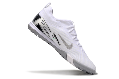 Unisex Nike Air Zoom Mercurial Vapor 16 Pro TF Artificial Turf Low-Tops Football Shoes - White/Silver/Black