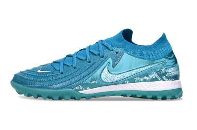 Men's Nike Phantom GX 2 Elite TF Artificial Turf Low-Tops Football Shoes - Blue/White