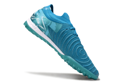 Men's Nike Phantom GX 2 Elite TF Artificial Turf Low-Tops Football Shoes - Blue/White