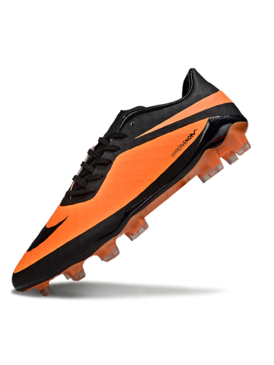 Men's Nike Hypervenom Phantom FG Firm Ground Low-Tops Football Boots - Orange/Black