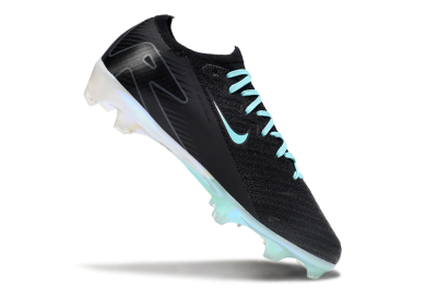 Unisex Nike Air Zoom Mercurial Vapor 16 Elite FG Firm Ground Low-Tops Football Boots - Black/Jade/White