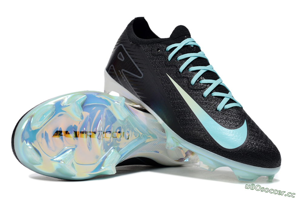 Unisex Nike Air Zoom Mercurial Vapor 16 Elite FG Firm Ground Low-Tops Football Boots - Black/Jade/White 1