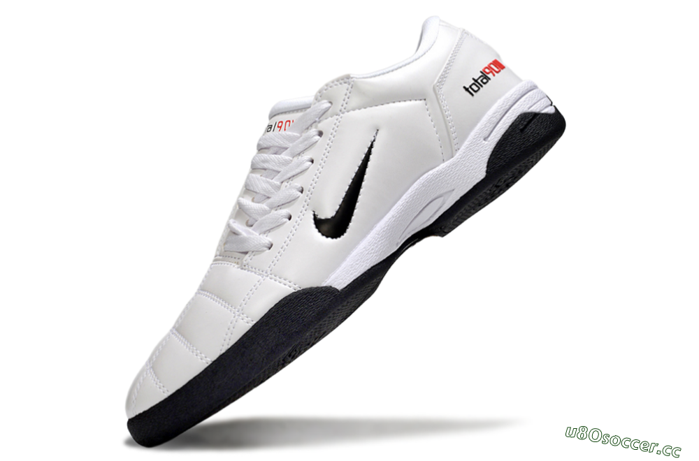 Men's Nike Total 90 III IC Indoor & Futsal Low-Tops Football Shoes - Beige/Black/White 6