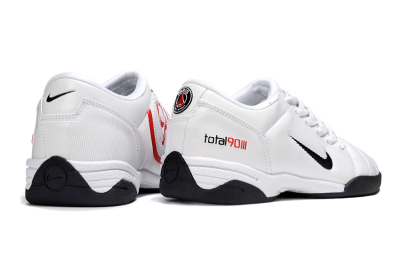Men's Nike Total 90 III IC Indoor & Futsal Low-Tops Football Shoes - Beige/Black/White