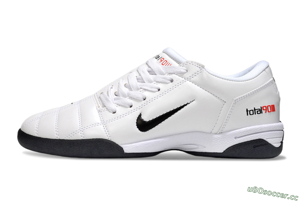Men's Nike Total 90 III IC Indoor & Futsal Low-Tops Football Shoes - Beige/Black/White 0