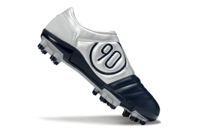 Men's Nike Air Zoom Total 90 III FG Firm Ground Low-Tops Football Boots - Blue/Silver/White