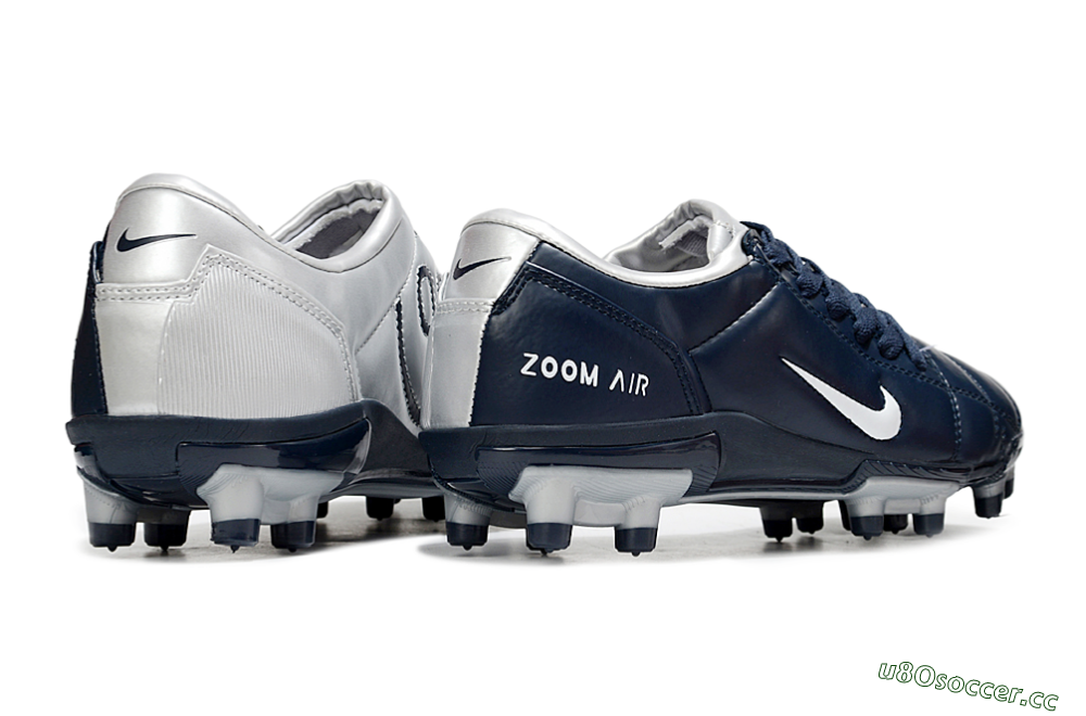 Men's Nike Air Zoom Total 90 III FG Firm Ground Low-Tops Football Boots - Blue/Silver/White 7