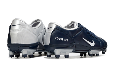 Men's Nike Air Zoom Total 90 III FG Firm Ground Low-Tops Football Boots - Blue/Silver/White