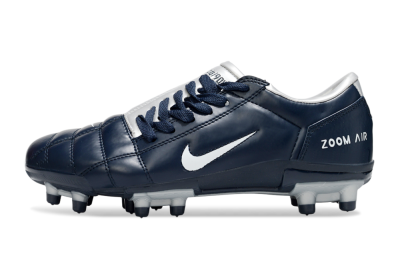 Men's Nike Air Zoom Total 90 III FG Firm Ground Low-Tops Football Boots - Blue/Silver/White