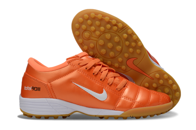 Unisex Nike Total 90 III TF Artificial Turf Low-Tops Football Shoes - Red/White/Orange