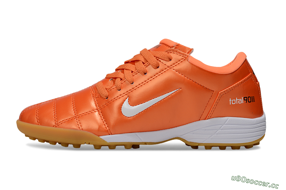 Unisex Nike Total 90 III TF Artificial Turf Low-Tops Football Shoes - Red/White/Orange 0
